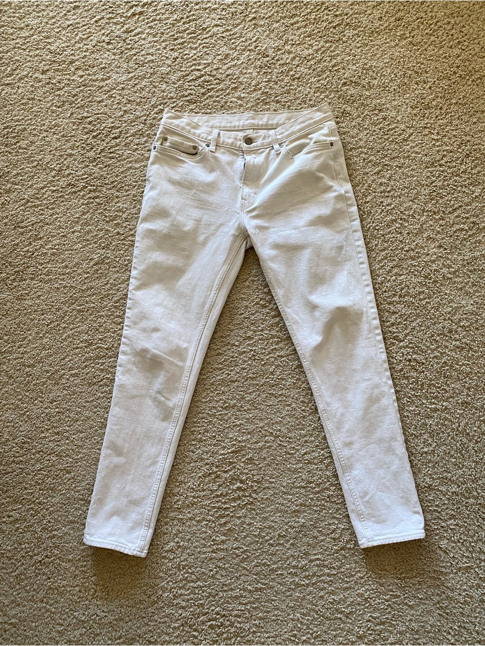 Banana Republic White Skinny Jeans